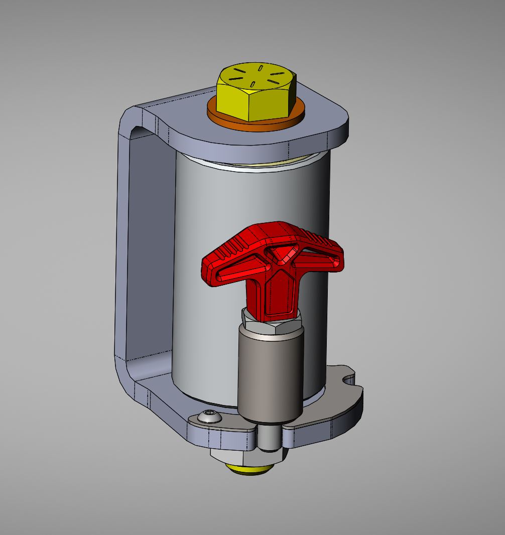 Billet Anodize Aluminum T-Handle