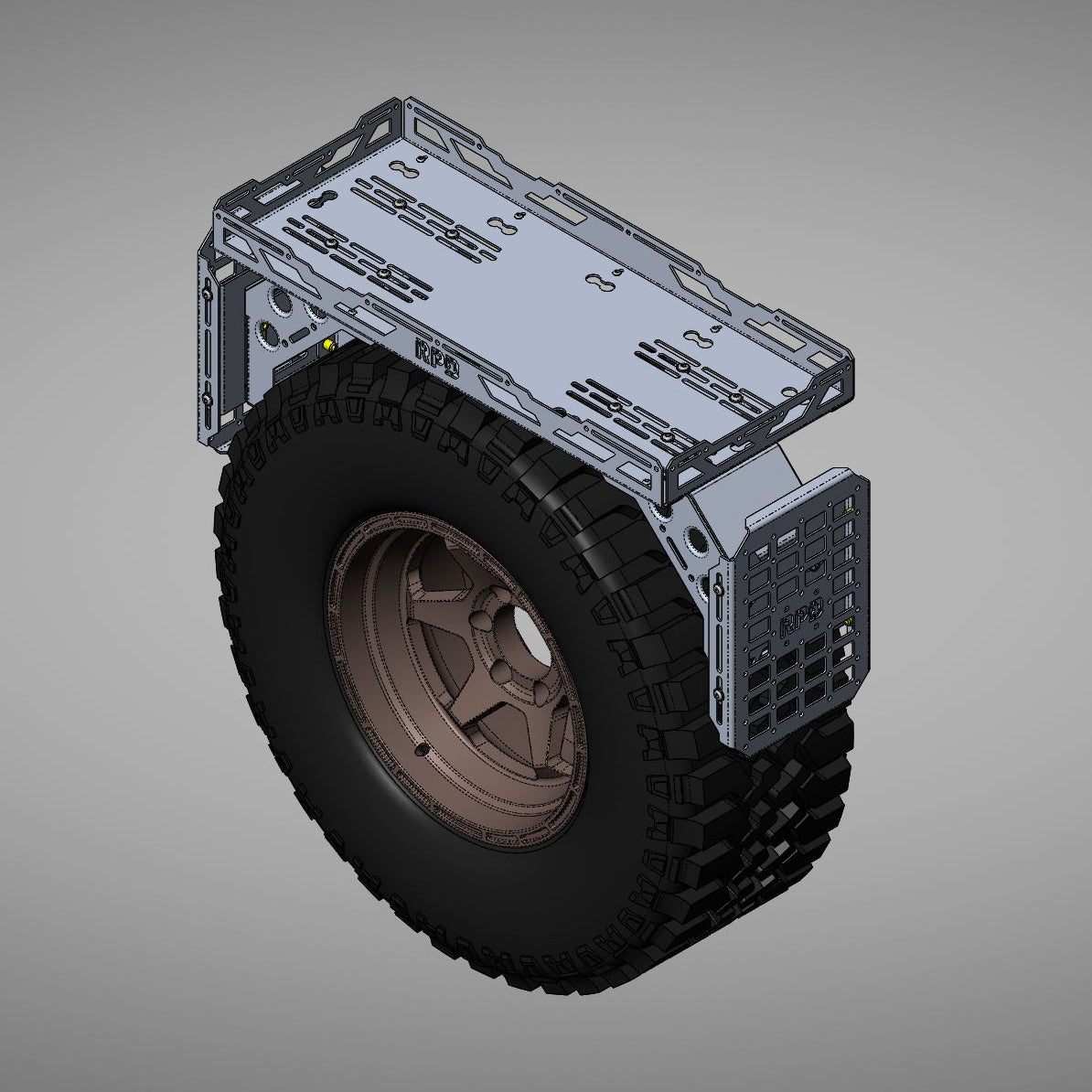 Spare Tire Accessory Tray Rack