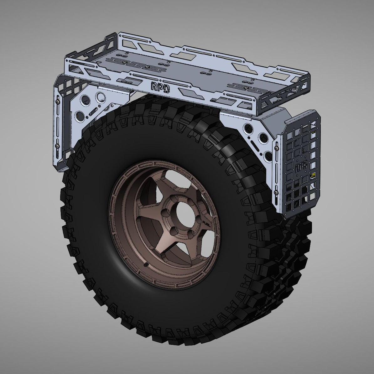 Spare Tire Accessory Tray Rack