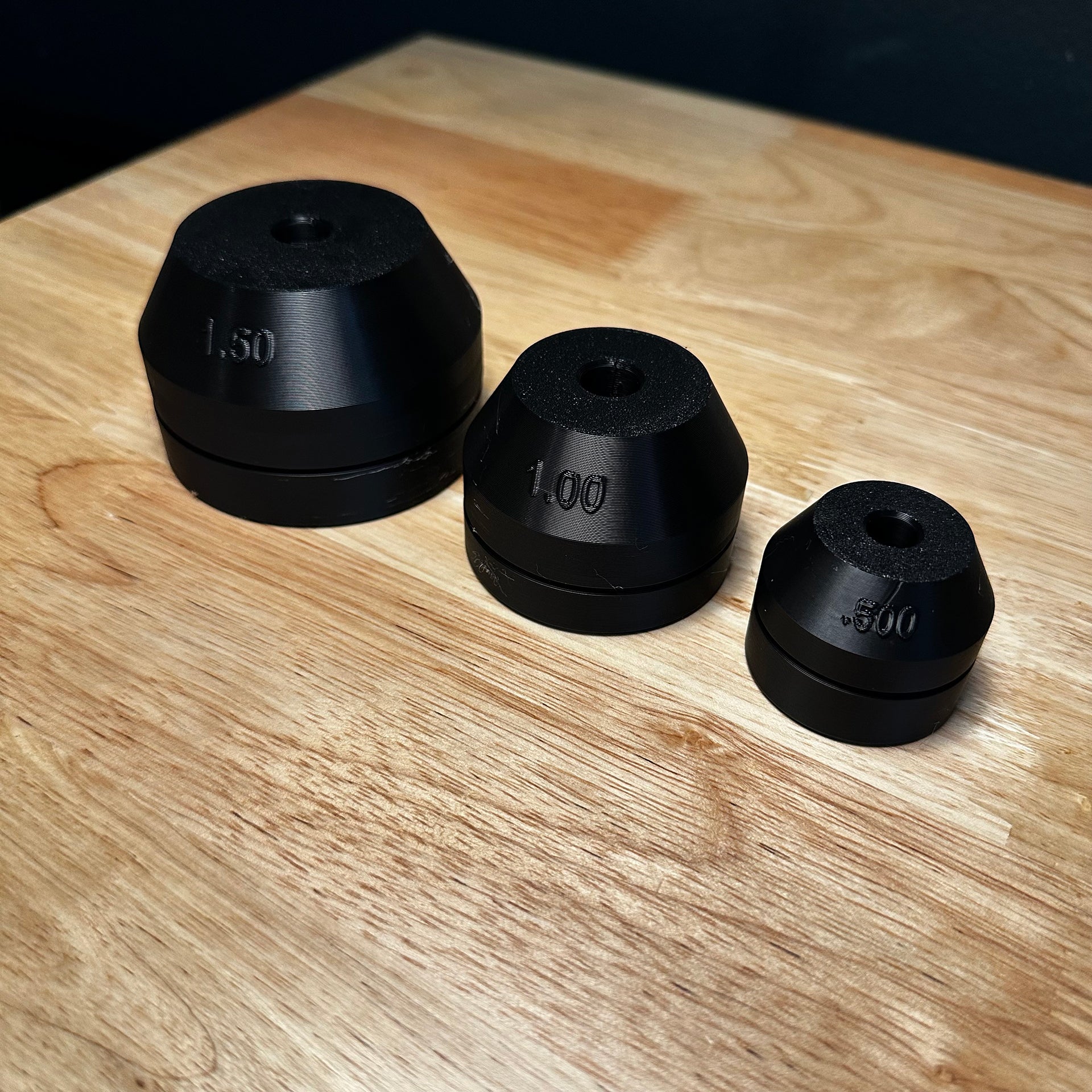 Wide-Face 3D Printed Dimple Dies – Starter Set