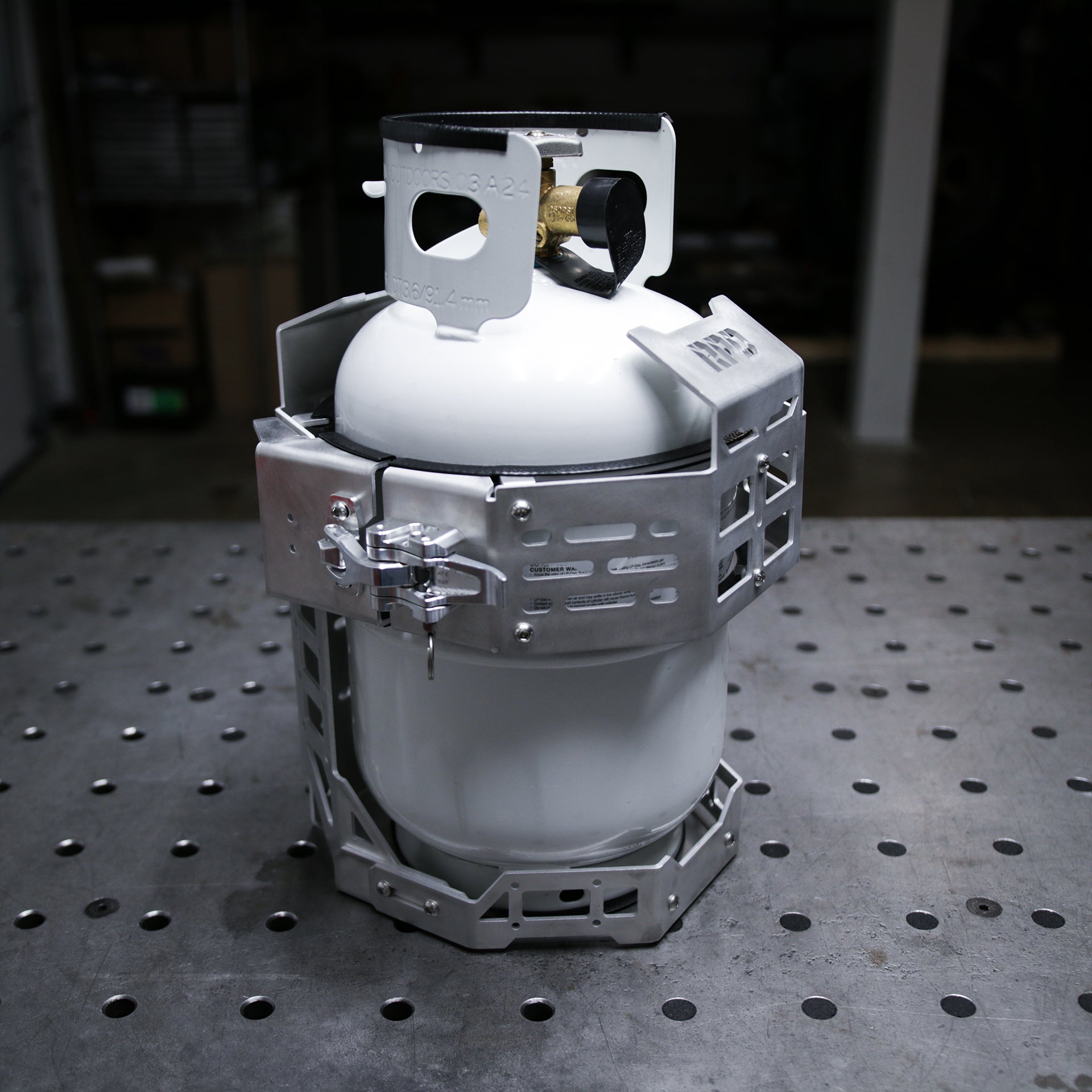 10LB Propane Tank Mount for Outdoor Adventures