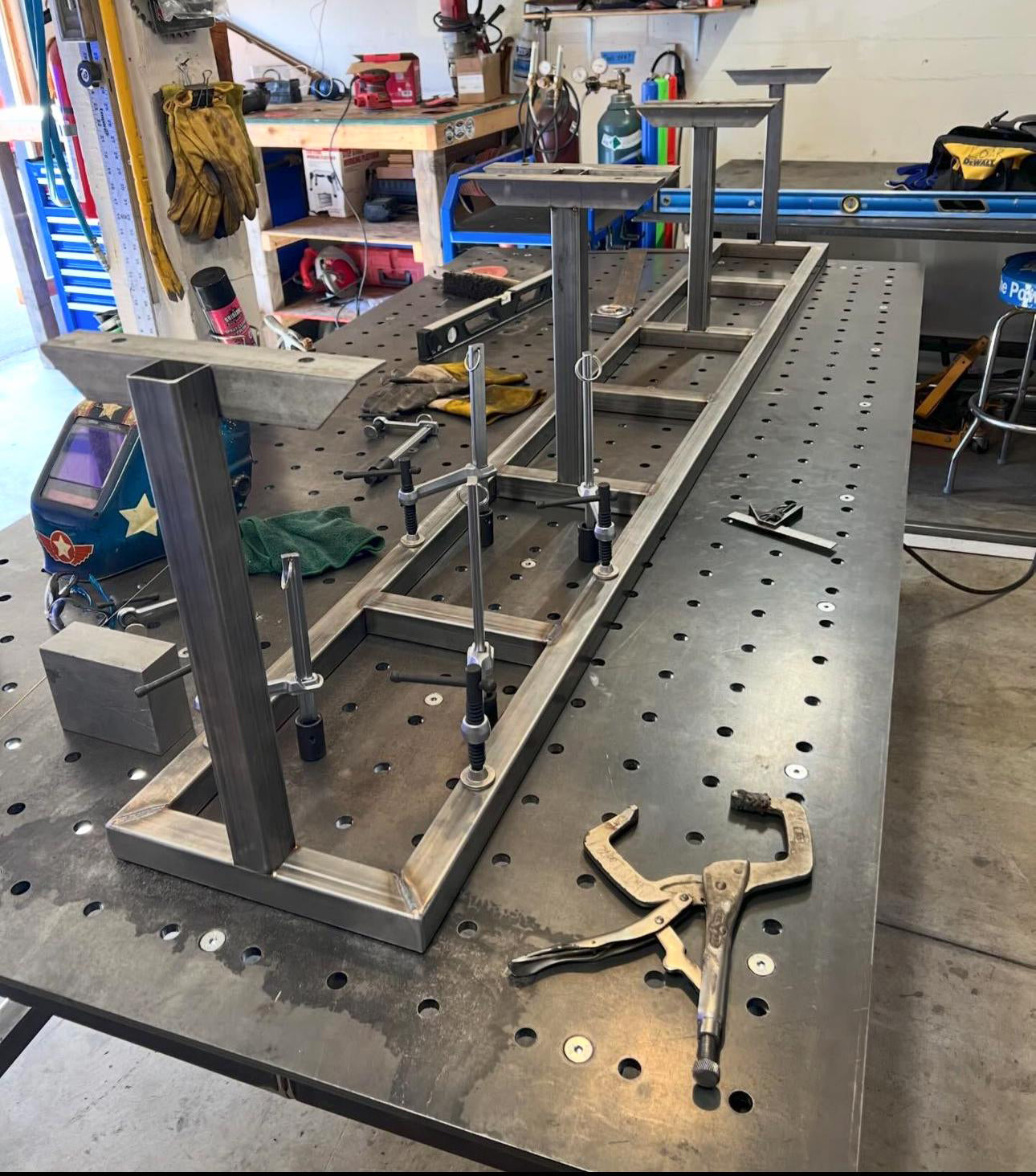 48" X 96"  Welding Fixture Table [Standard UNITS] - Digital Build Plans