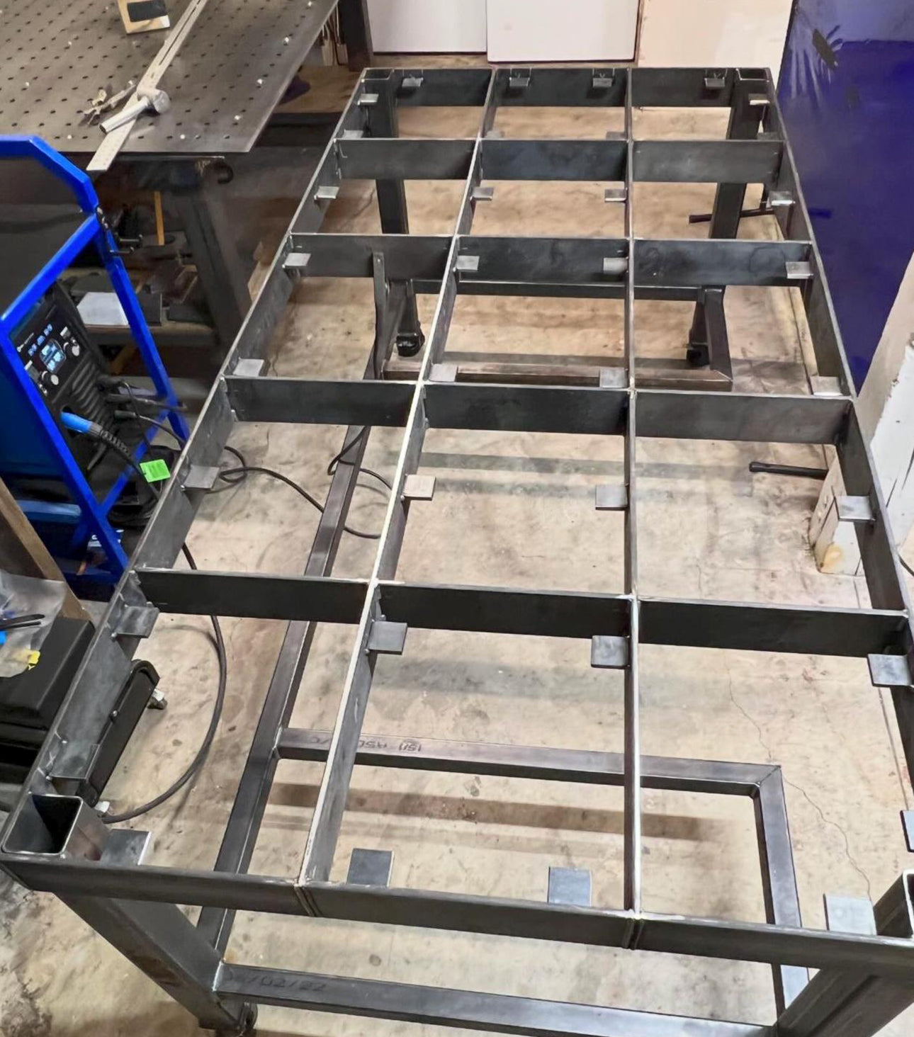48" X 96"  Welding Fixture Table [Standard UNITS] - Digital Build Plans