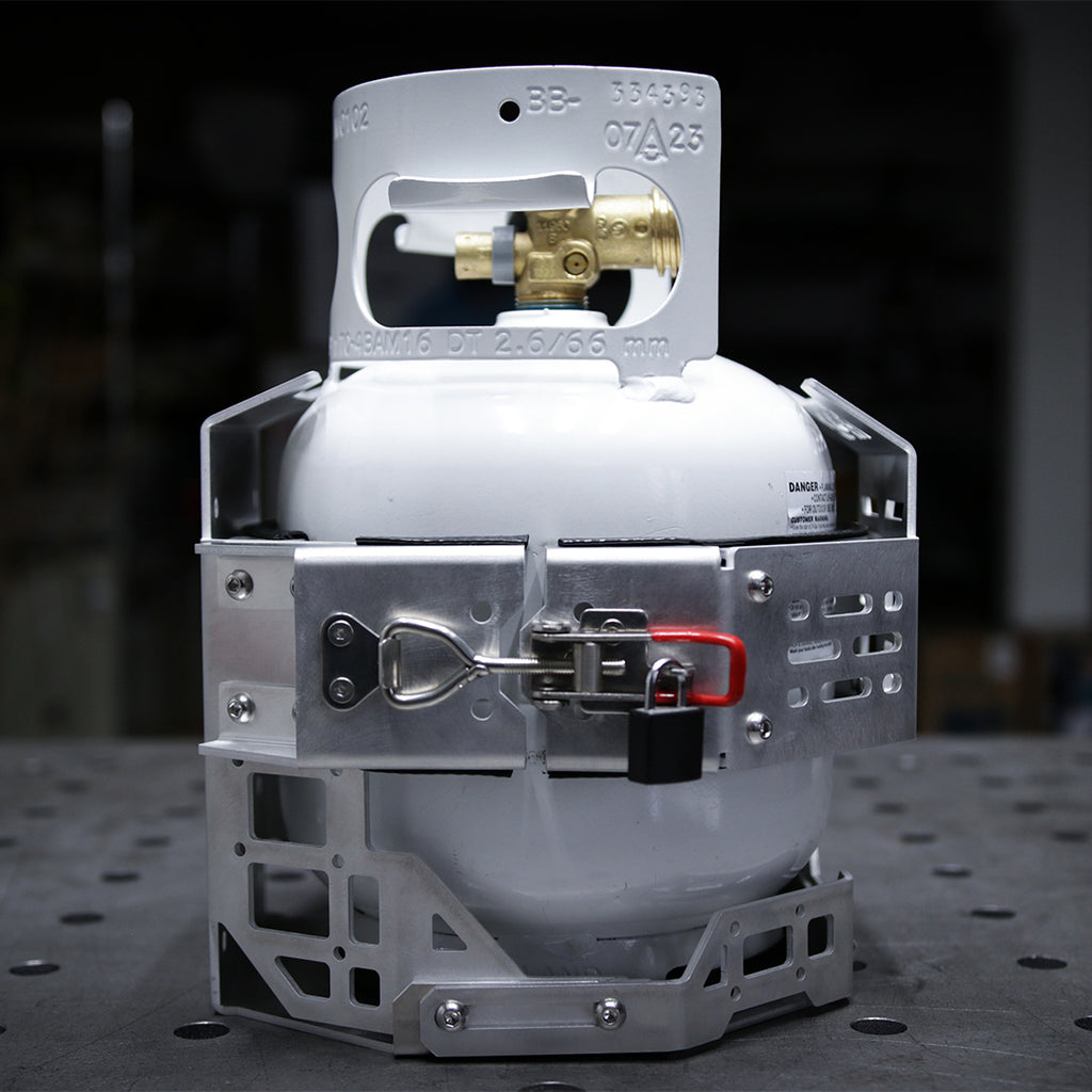 5LB Propane Tank Mount for Outdoor Adventures