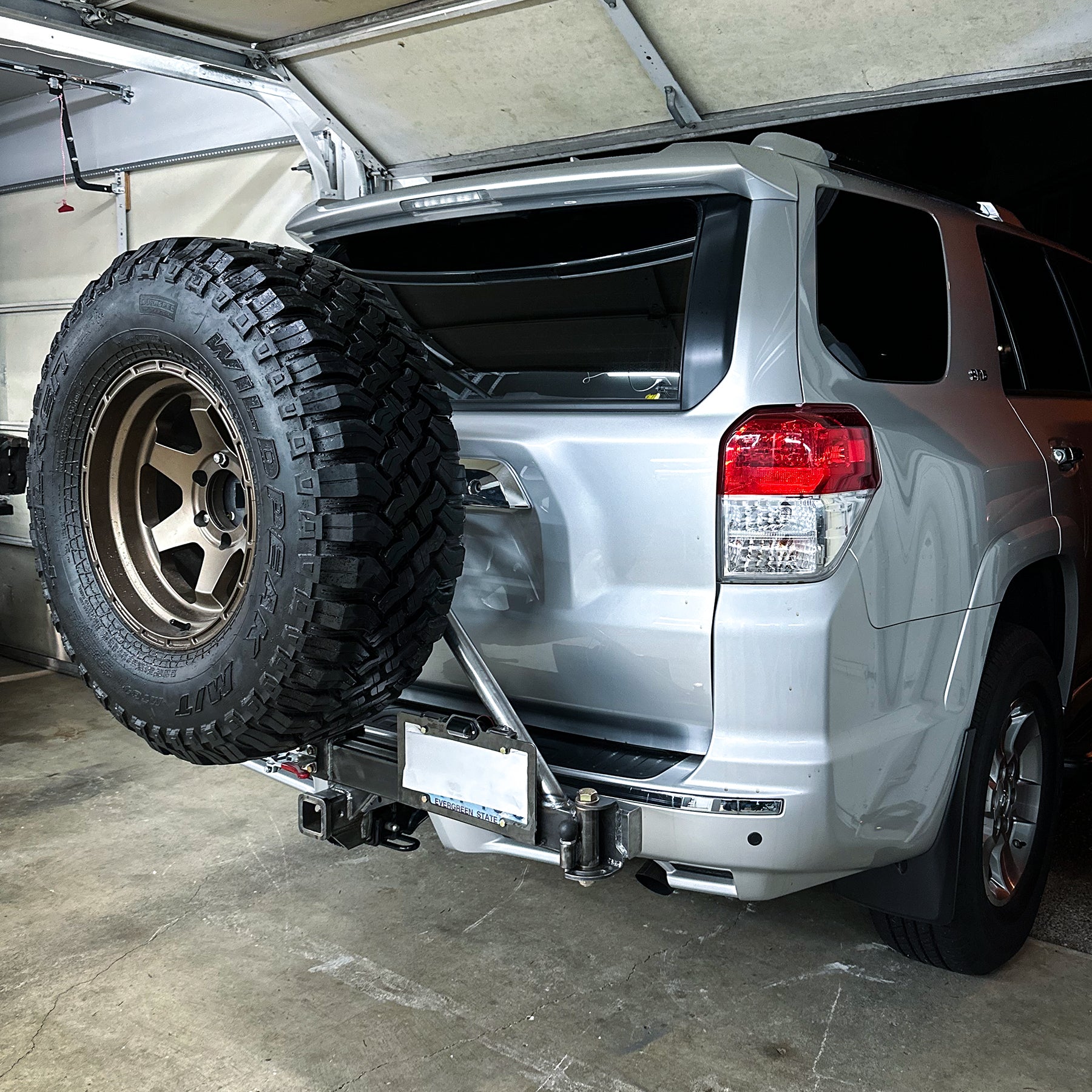 Toyota 4runner Hitch Wheel Carrier Universal Tire Carrier DIY