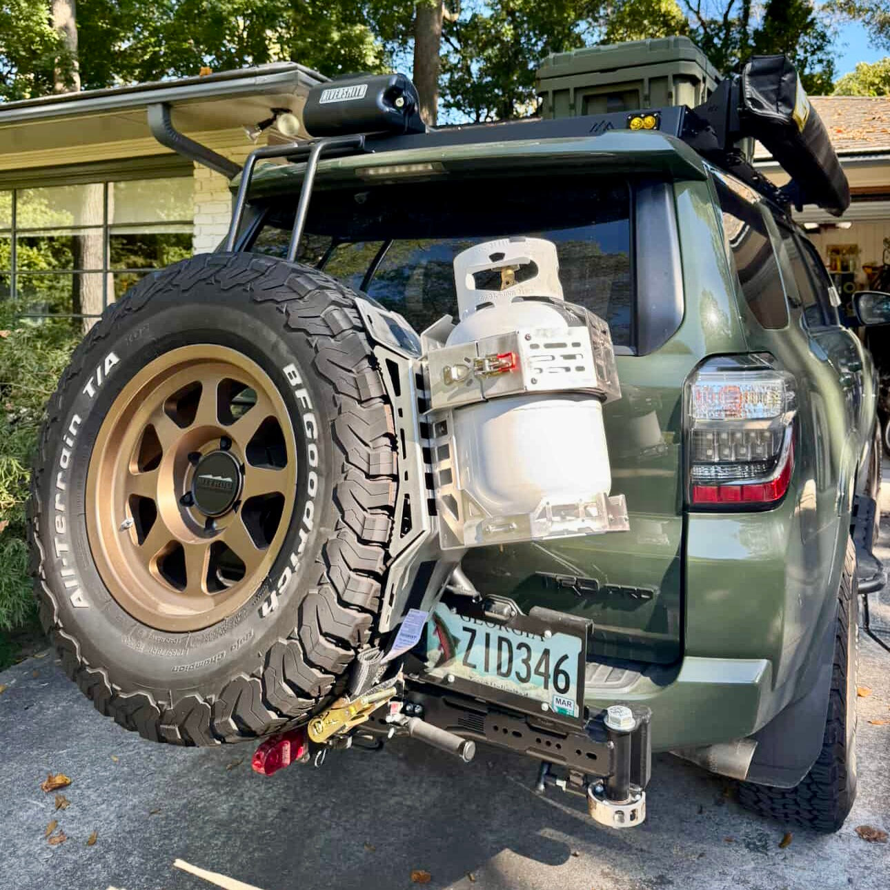 Spare Tire Molle Panel Accessory Mount