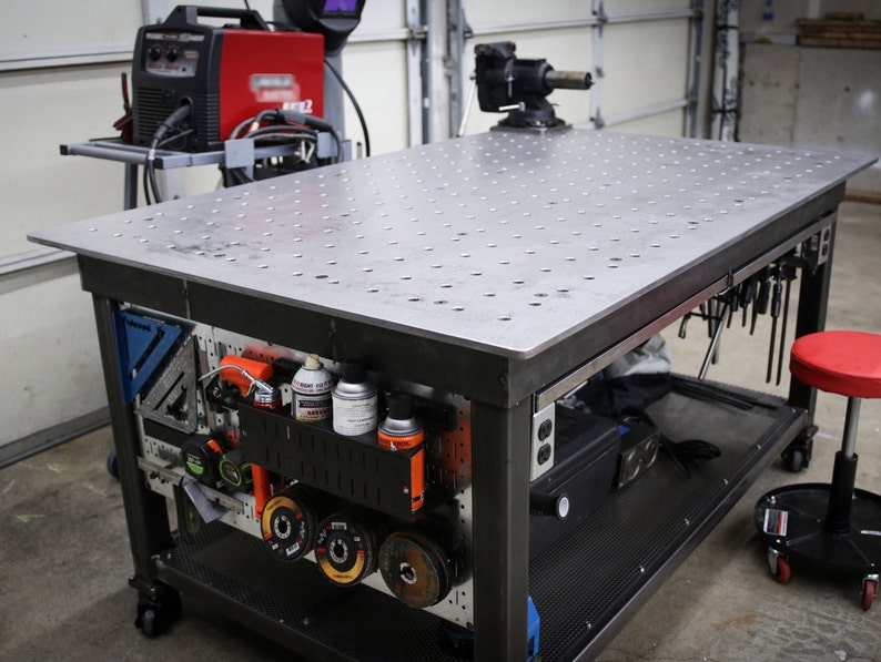 43" X 67" Garage Shop Welding Fixture Table [Standard & Metric] - Digital Build Plans