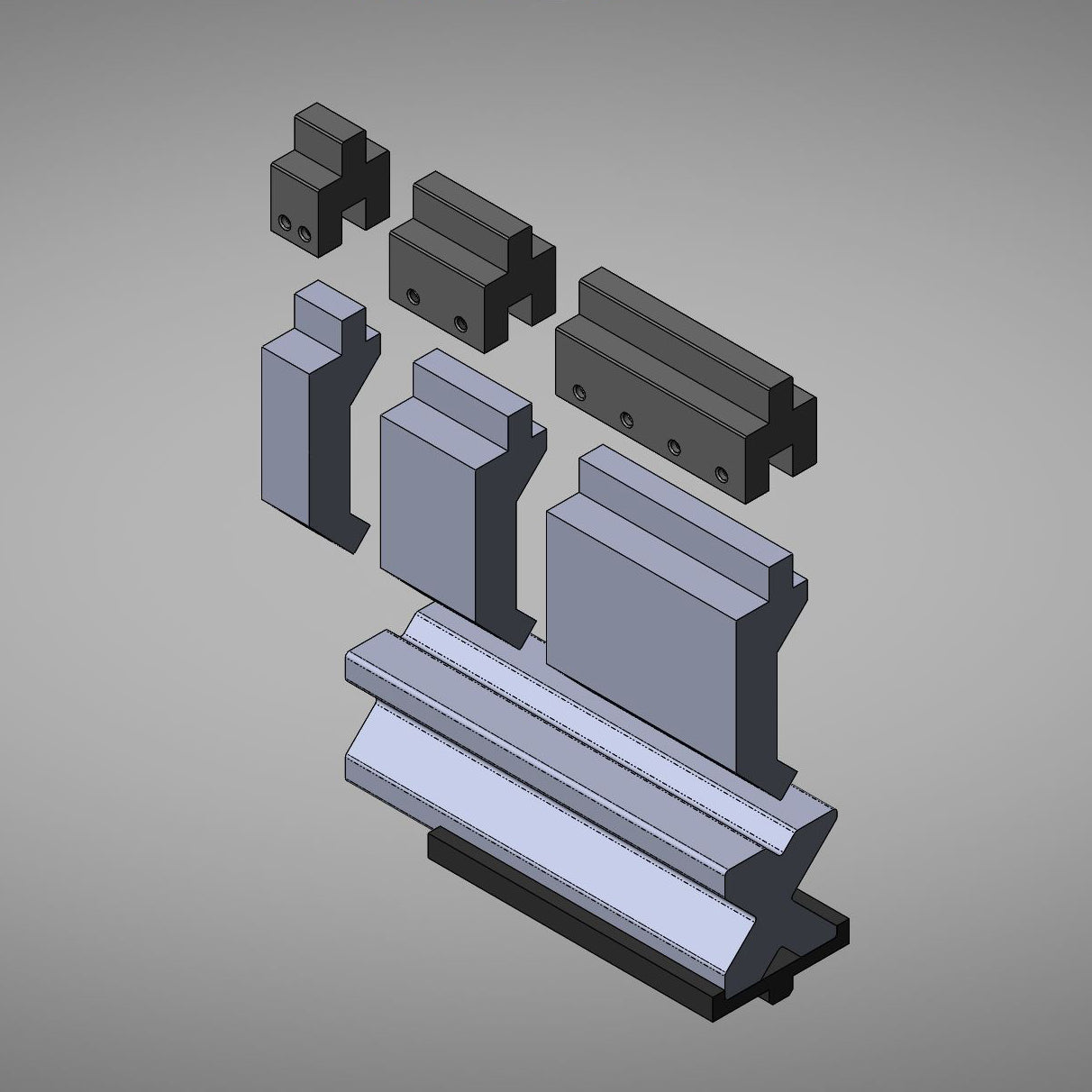 Tool Die Extender/Holder – Langmuir Pressbrake Titan 25T