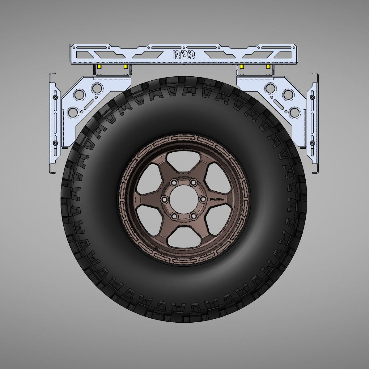 Spare Tire Accessory Tray Rack