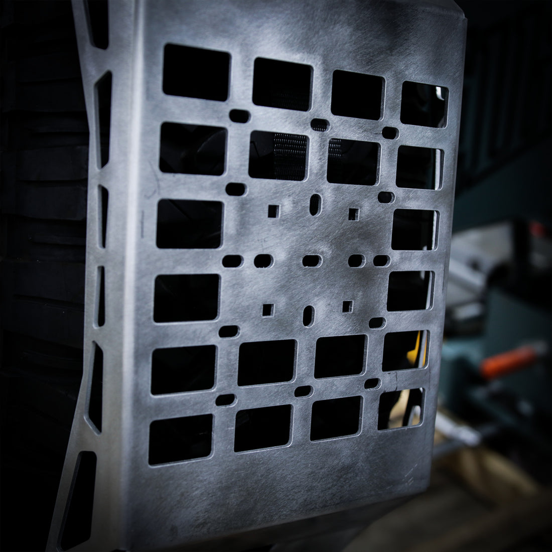 Spare Tire Molle Panel Accessory Mount Bracket