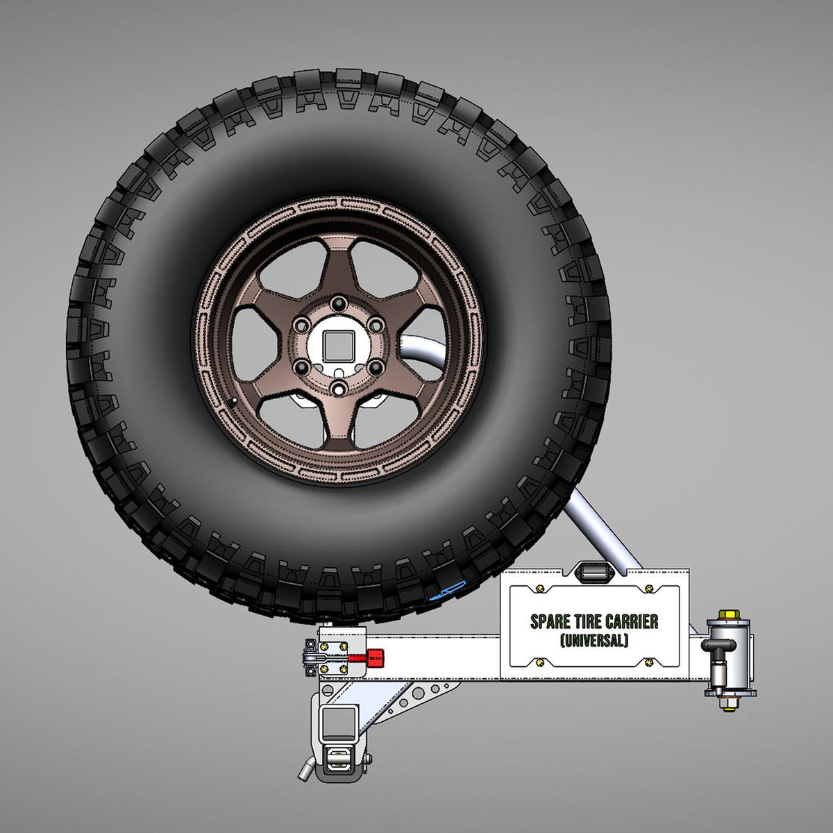 Version 2 – Tire Carrier Build Plans [inches+mm]