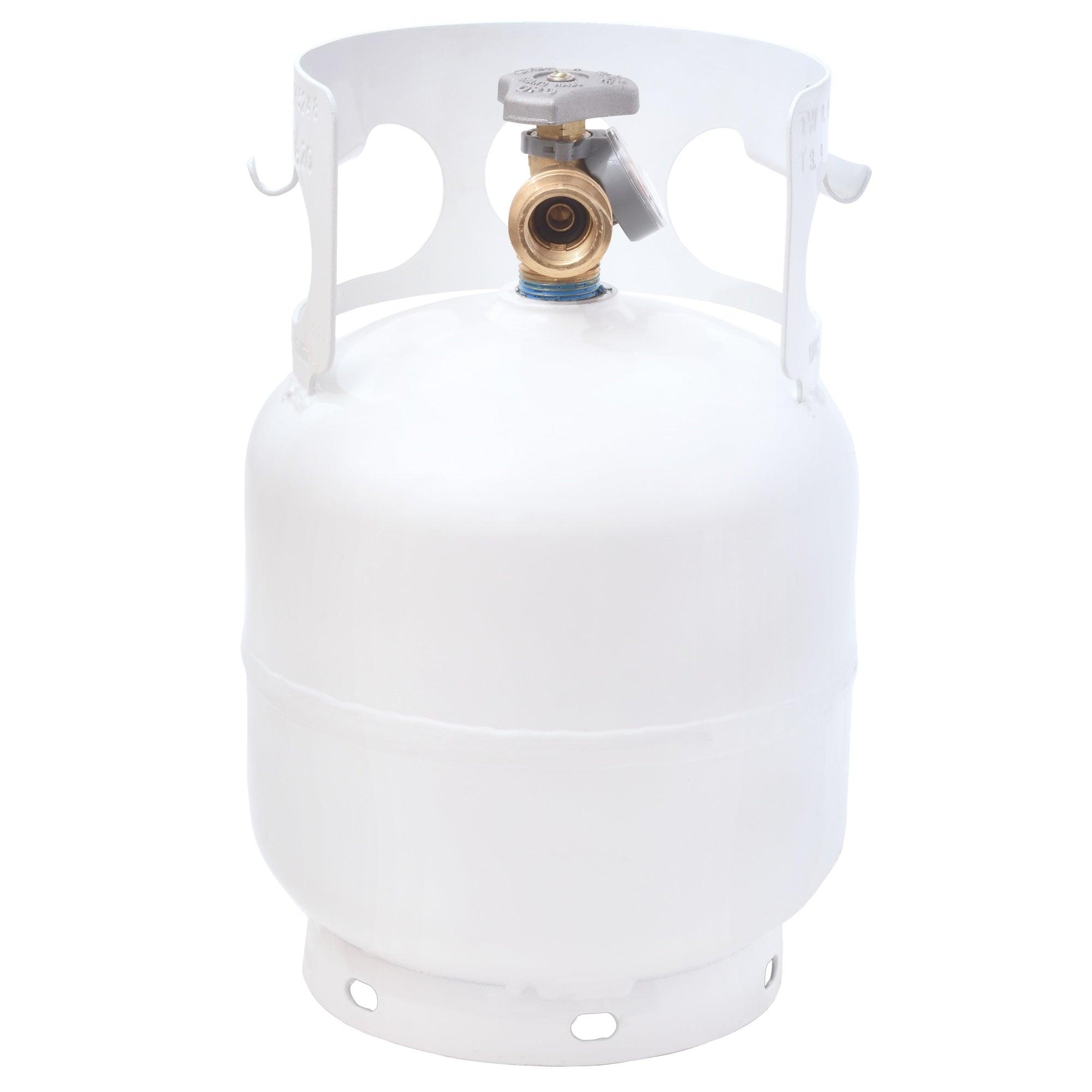 Flame King Portable 5lb Propane Tank LP Cylinder with OPD & Gauge