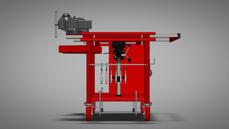 Welding Table Plans + Bonus 3D Model [Standard & Metric] | DIY | Multipurpose Workbench | Build Plans | Fabrication